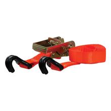 CURT 16' Orange Cargo Strap with J-Hooks (1,100 lbs.) by LIPPERT