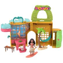 Disney Princess Moana's Island Home Stacking Doll House With Small Doll, Figures & 9 Play Pieces by Mattel in Wilmette IL