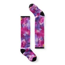 Junior Ski Zero Cushion Tie Dye Print Over The Calf Socks