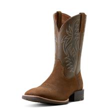 Mens Sport Wide Square Toe Cowboy Boot