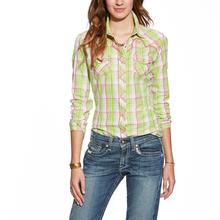 Women's Brooke Fitted Plaid Snap Fitted Shirt