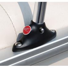 Taylor Made Pontoon Flag Pole Socket with Flag, 24" with 12"x18" US Flag by LIPPERT in Appleton WI
