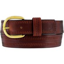 X Stitching Oiltan Belt by Brighton in Durham NC