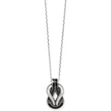 Interlok Harmony Black Necklace by Brighton