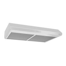 30-Inch Under-Cabinet Range Hood, 375 Max Blower CFM, White