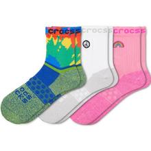 Socks Adult Quarter Graphic 3-Pack by Crocs