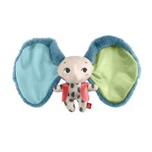 Fisher-Price Planet Friends All Ears Lovey Baby Sensory Toy, Plush Elephant For Newborns by Mattel