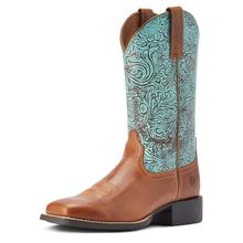 Women's Round Up Wide Square Toe Western Boot by Ariat in Lake Jackson TX