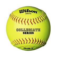 A9010 Collegiate/HS Leather Polycore Softballs 1 DZ by Wilson