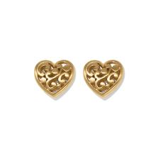 Contempo Heart Post Earrings by Brighton in Beacon NY