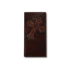 Cross embossed rodeo wallet by Ariat