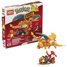 Mega Pokemon Building Toy Kit Charmander Set With 3 Action Figures (313 Pieces) For Kids by Mattel