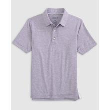 Mens Lyndonn Jr. Striped Jersey Performance Polo