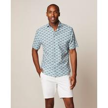 Men's Luis Printed Button Up Shirt by Johnnie-O