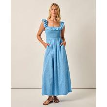 Womens Mira Smocked Midi Dress by Johnnie-O