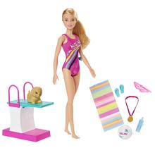 Barbie Dreamhouse Adventures Swim - Dive Doll And Accessories by Mattel