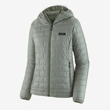 Women's Nano Puff Fitz Roy Trout Hoody by Patagonia