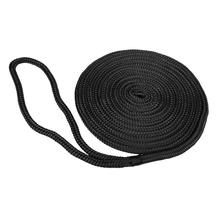 Taylor Made Braided Dock Line, Black (15'L x 3/8"D) #11319 by LIPPERT