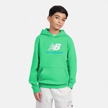 Kid's French Terry Stacked Logo Hoodie by New Balance