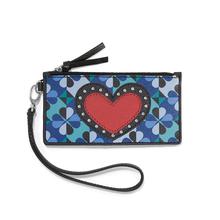 Fashionista Moody Blue Card Pouch by Brighton