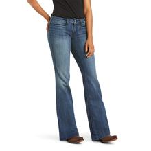 Women's Trouser Mid Rise Stretch Outseam Ella Wide Leg Jean by Ariat in Bozeman MT