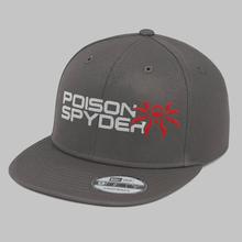 Poison Spyder Stacked New-Era Snapback Flatbill - Charcoal by ARB USA Brand in Commerce GA