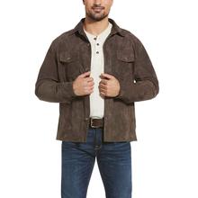 Men's Leather Suede Shirt Jacket