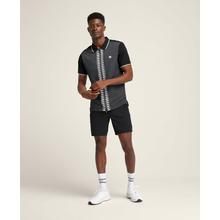 Paige Zip-Up Short-Sleeve Polo