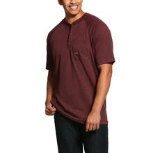 Men's Rebar Cotton Strong Henley Top