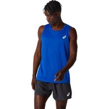 MEN'S SILVER SINGLET by ASICS