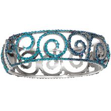 Sea of Love Crystal Hinged Bangle by Brighton in Durham NC