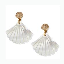 Sunset Cove Mother Of Pearl Shell Post Earrings