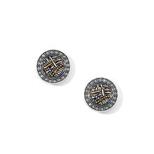 Neptune's Rings Woven Round Post Earrings by Brighton