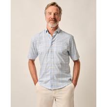 Mens Short Sleeve Performance Button Up Shirt - Macks by Johnnie-O