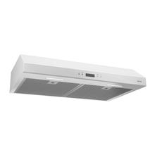 Glacier 30-Inch 450 Max Blower CFM 5.5 Sones White Range Hood by Broan-NuTone in Marksville LA