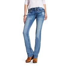 Women's R.E.A.L Mid Rise Hanna Stackable Straight Leg Jean