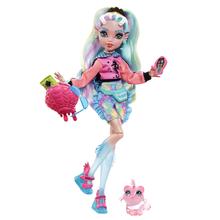 Monster High Doll, Lagoona Blue With Pet Piranha, Colorful Streaked Hair by Mattel