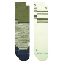 Backside Mid Poly OTC Snow Socks - 2 Pairs Green by Stance in Hallock MN