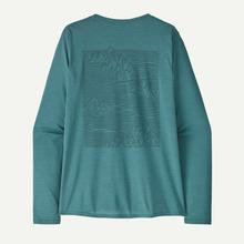 Women's L/S Cap Cool Daily Graphic Shirt by Patagonia in Keene Valley NY