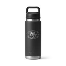 San Francisco 49ers Rambler 26 oz Water Bottle - Black