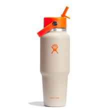 32 oz Wide Mouth Travel Bottle with Flex Straw Cap - Neon Orange by Hydro Flask