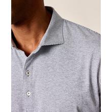 Men's Lyndon Striped Jersey Performance Polo by Johnnie-O