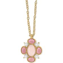 Pink Moon Pendant Long Necklace