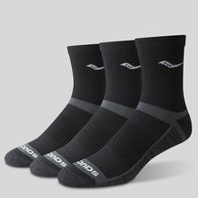 Unisex Inferno Cushion Mid 3-Pack Sock by Saucony in Mahomet IL