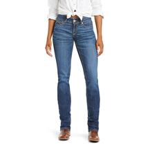 Women's R.E.A.L. Mid Rise Myla Stackable Straight Leg Jean