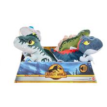 Jurassic World Small Plush Toys, Soft Dinosaurs With Sound, Collectible Fabric Dino