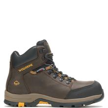 Men's Work Hiker Mid Waterproof Steel-Toe Boot Dark Coffee by Wolverine