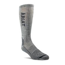 Lightweight Merino Wool Blend Mid Calf Steel Toe Work Sock 2 Pair Pack by Ariat