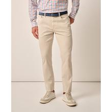 Mens Carmel Sateen 5-Pocket Pant