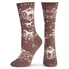 Women's Horse Love Ankle Sock by Ariat in Concord NC